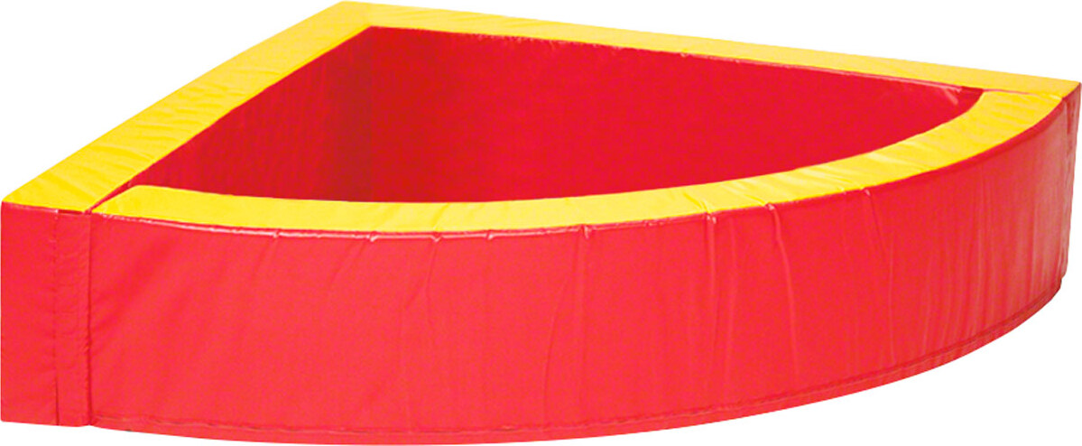 Bällchenpool Viertelkreis Bällebad Bällchenbad 200x200 cm für 3000 Bälle