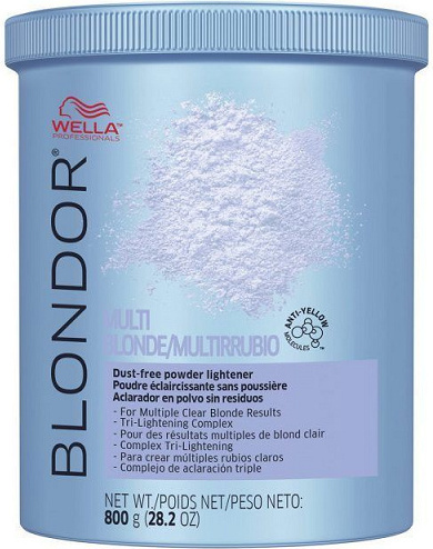 Wella Blondor Haaraufheller Pulver, 800g, bis zu 7 Töne Aufhellung
