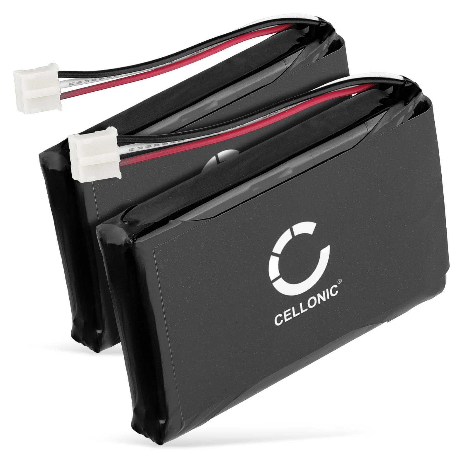 subtel 2x Akku für Zahlungsterminal / POS Kompatibel mit Safescan 6185, 131-0477 - (1200mAh, 7.4V) 930934