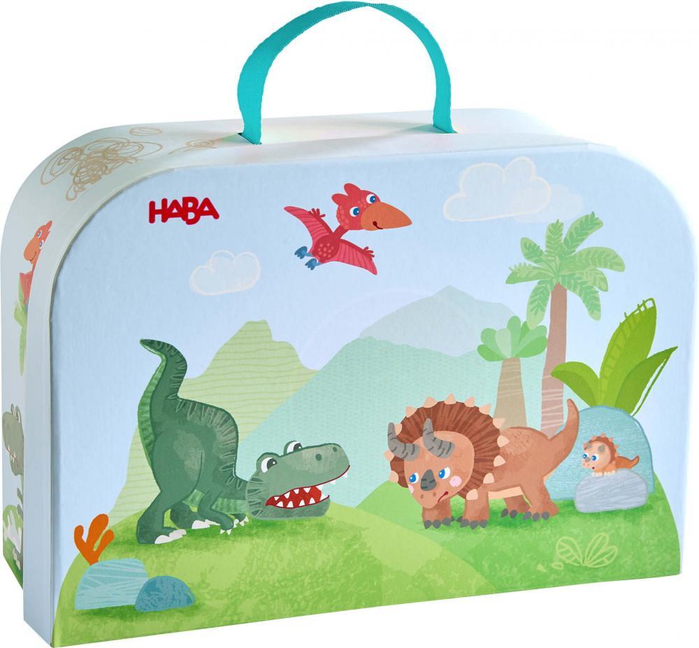 HABA Kleinkindwelt Spielwelten Spielwelt im Koffer Dinosaurier 2014170001