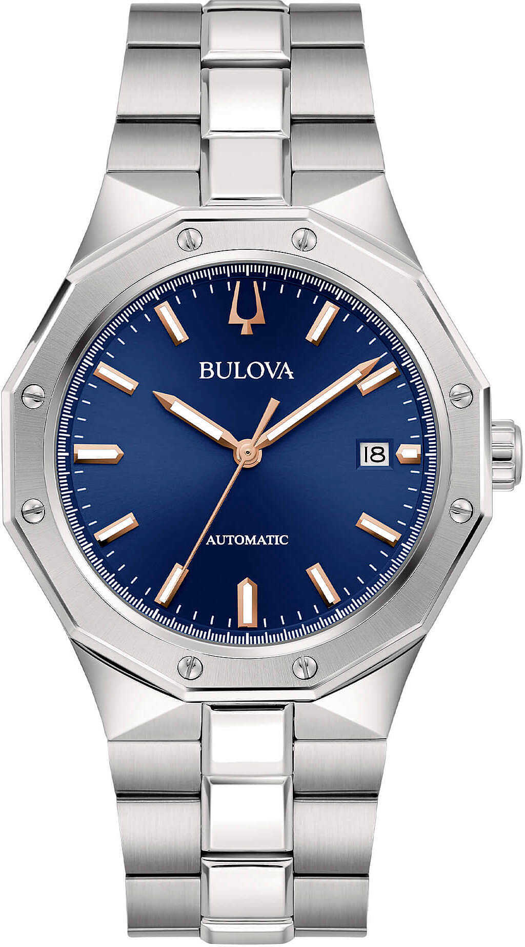 Mechanické hodinky Bulova Silver Collection Octagon - muž