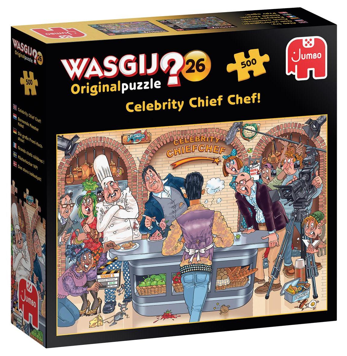 Koninklijke Jumbo B.V. Wasgij Original 26 Die große Promi-Kochshow! 500 Teile Puzzle 1119800043