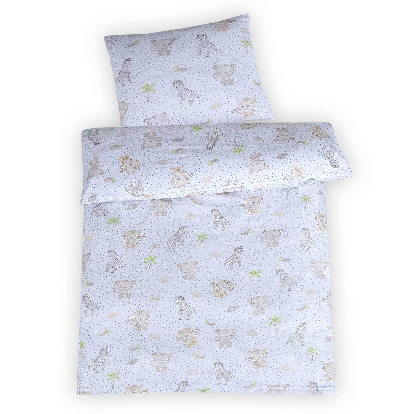 etérea home GmbH timitama Baby und Kinder Bettwäsche Jungle 100x135 + 40x60 cm