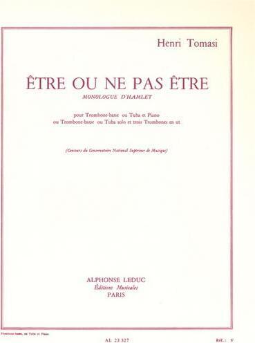 Alphonse Leduc Etre ou ne pas etremonologue d'Hamlet pour