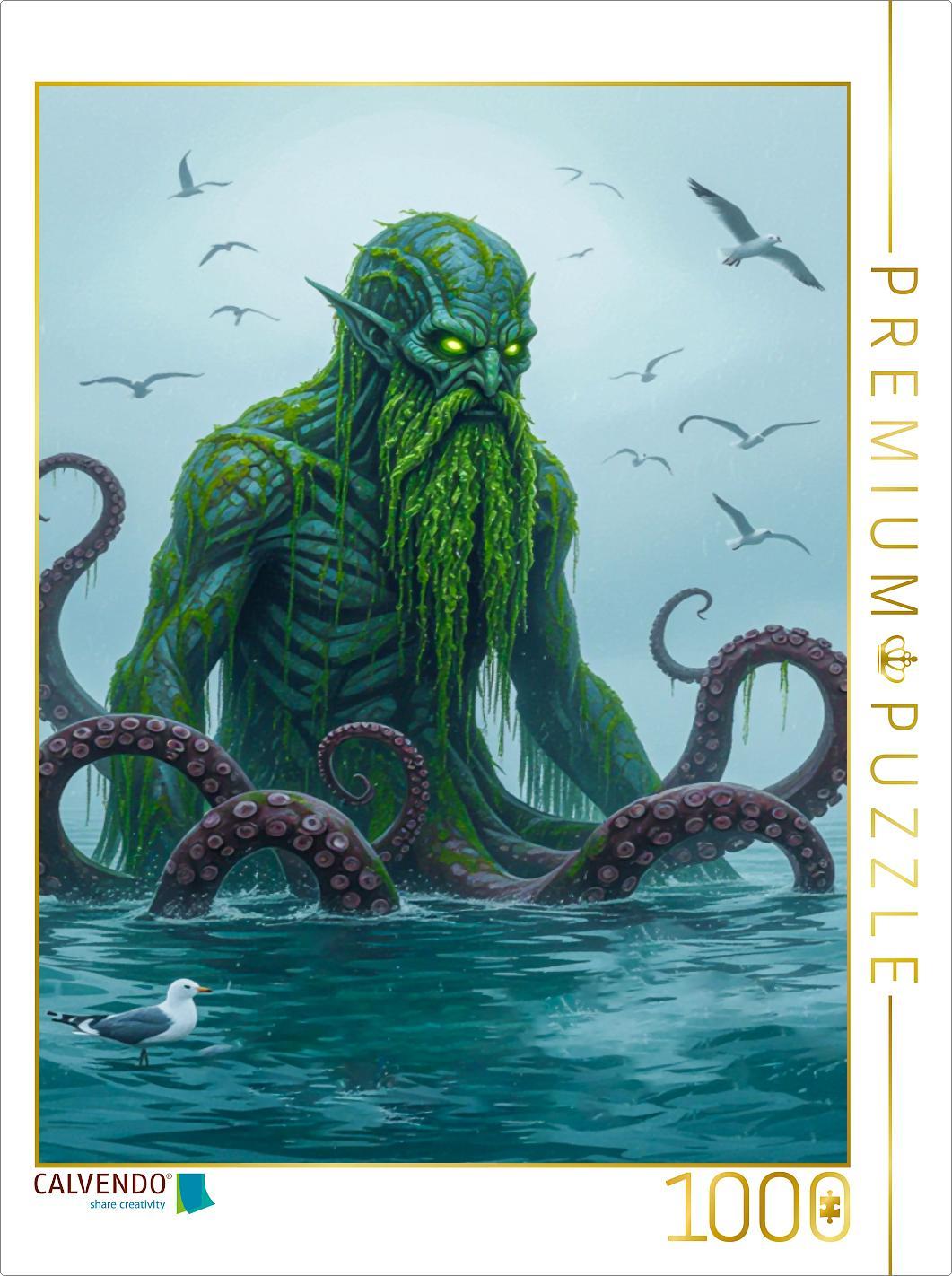 CALVENDO Puzzle Iku-Turso, finnischer See-Todesdämon | 1000 Teile Lege-Größe 64x48cm Foto-Puzzle für glückliche Stunden