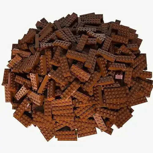 LEGO® 2x6 kociek Vysoké kocky Červená hnedá - 2456 NEW! Množstvo 250x