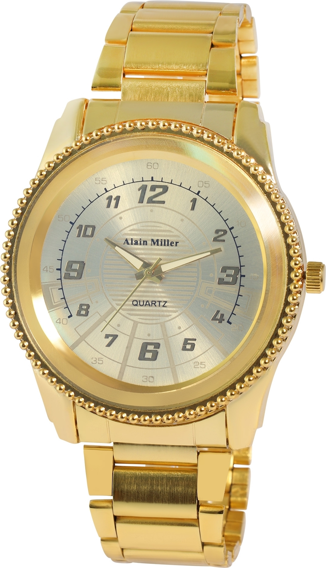 Alain Miller Herrenuhr mit Metallarmband