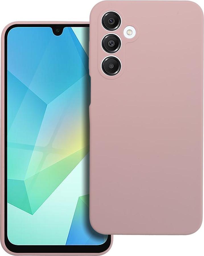 SILIKÓNOVÝ 2mm kryt mobilného telefónu vhodný pre SAMSUNG A16 5G / A16 4G púdrovo ružový