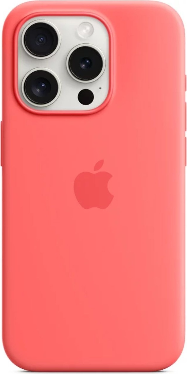 Apple iPhone 15 Pro Silikon Case mit MagSafe MT1A3ZMA Guave iPhone 15 Pro