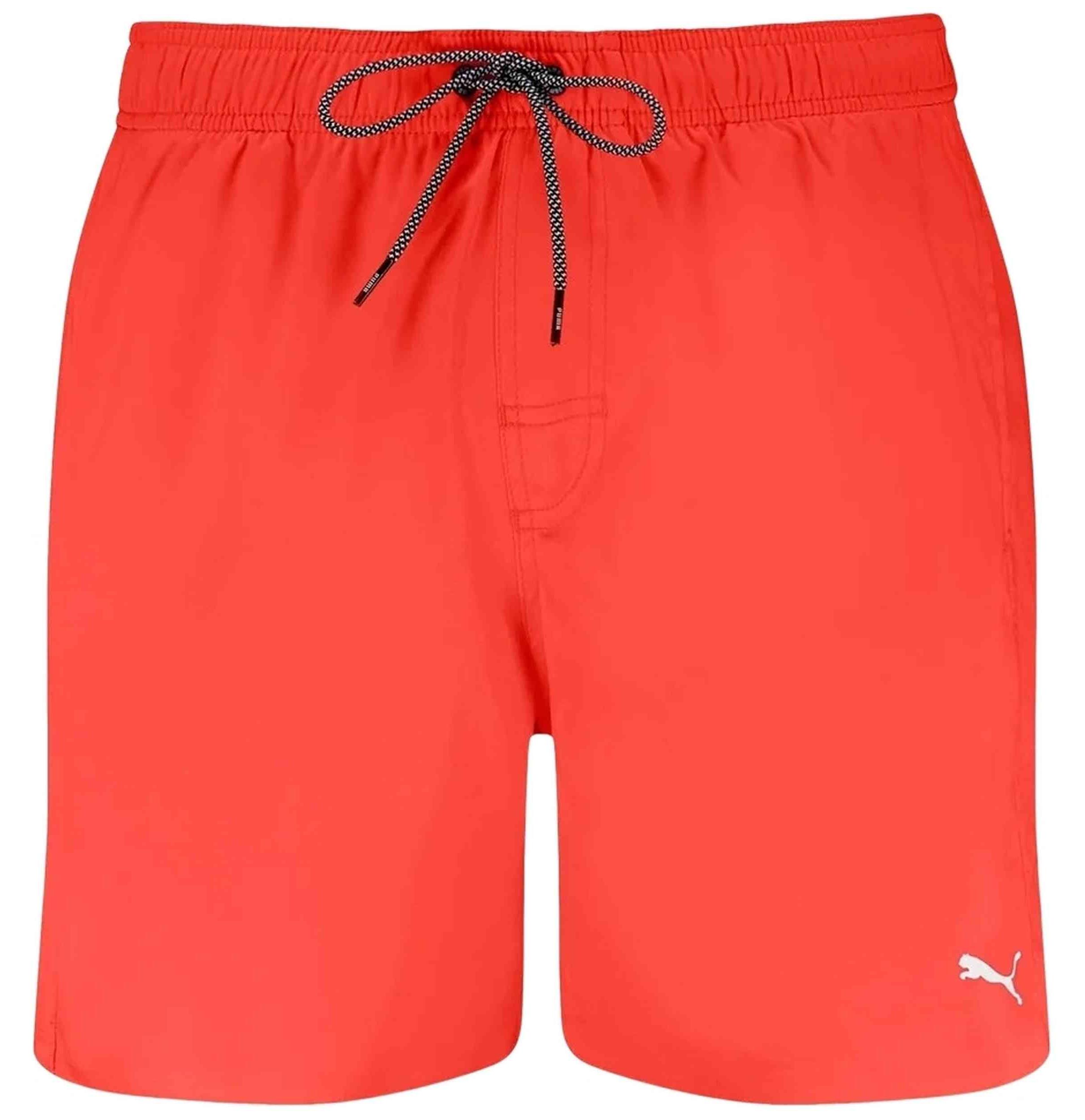 Puma Swim Men Mid Shorts 1P Red Glamour Red Glamour S 100000031-046