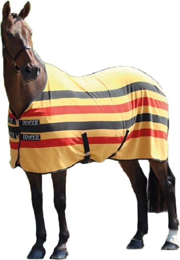 Tempest - "Original Newmarket" Standard Fleece-Pferdedecke ER1103 (175cm) (Gelb/Schwarz/Rot) UTER1103