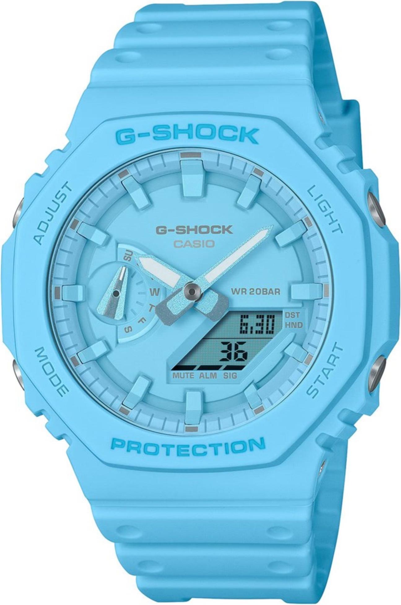 Casio - GA-2100-2A2ER - Náramkové hodinky - Pánske - Quartz - G-Shock