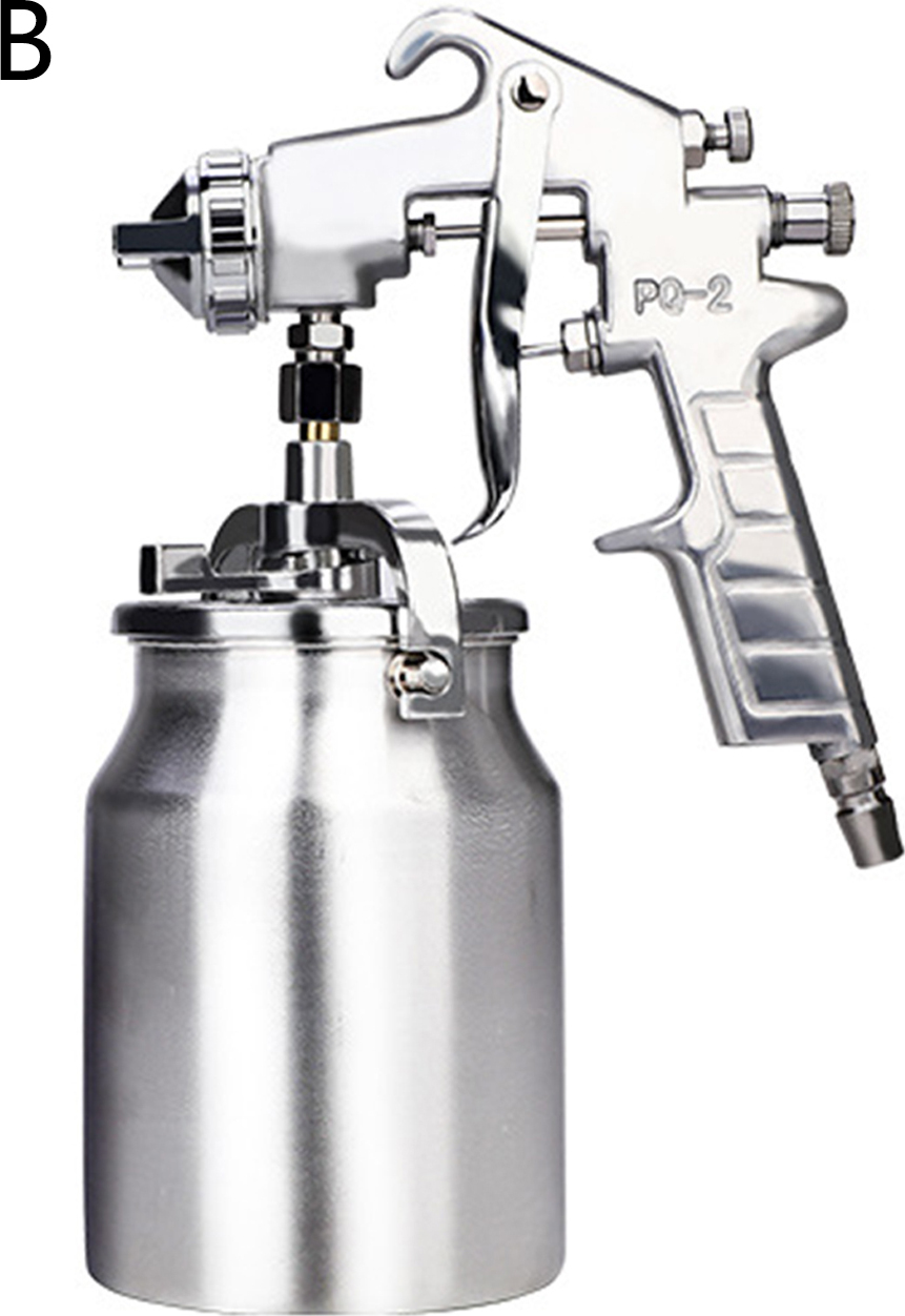 Bmen Paint Sprayer Uniform -Atomisierung Vollbedeckung Einstellen von Knopf Poröser Atomisieren 1,5/2,5 Kaliber Pneumatic Sprayer Workshop -Werkzeug-B 3529470@brem