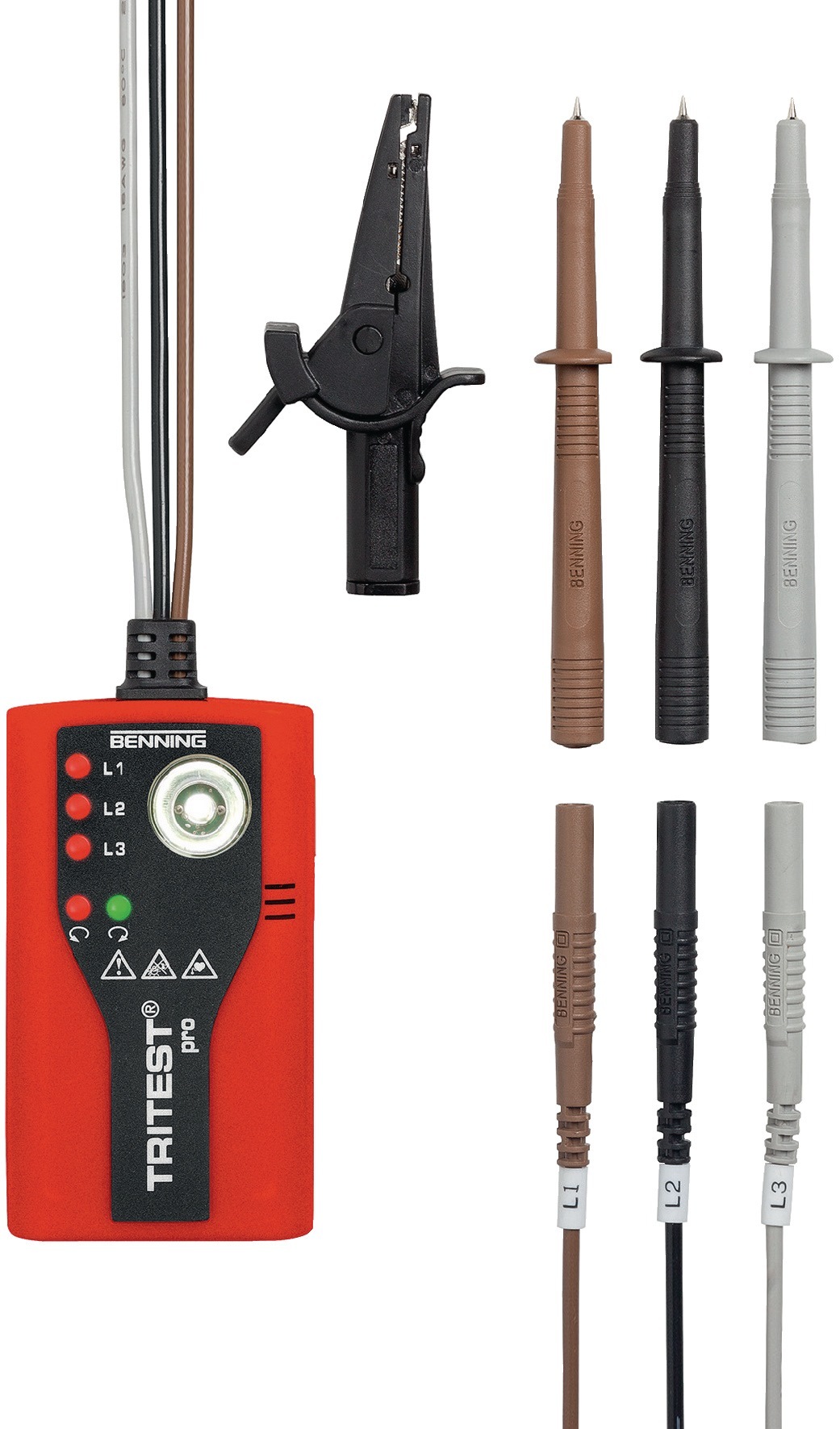 Drehfeldrichtungsanzeiger TRITEST® p.400-500 V AC BENNING 020052