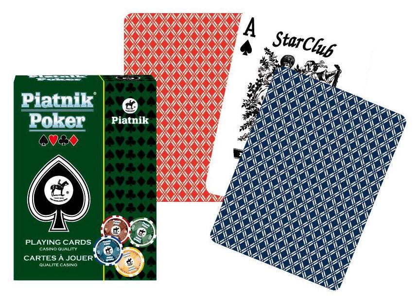 Piatnik Pokerspielkarten, Casinoqualität, 63 x 88 mm, 55 Karten