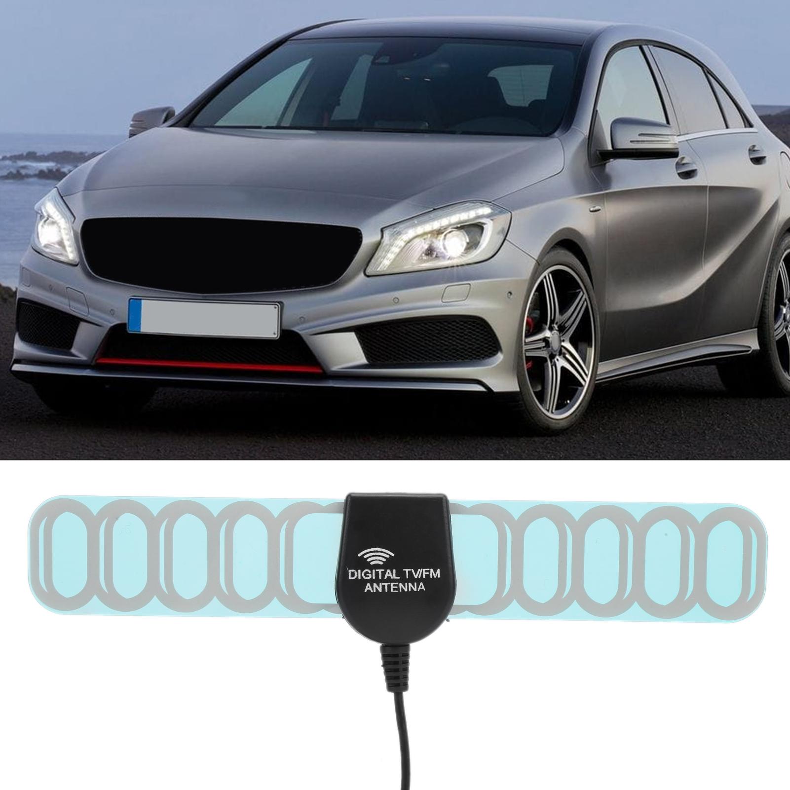 Gistuch 74,8-Zoll-TV-Antenne Universal-Auto-FM-Radio Antennensignal-Empfangsverstärker DC 10,5-16 V