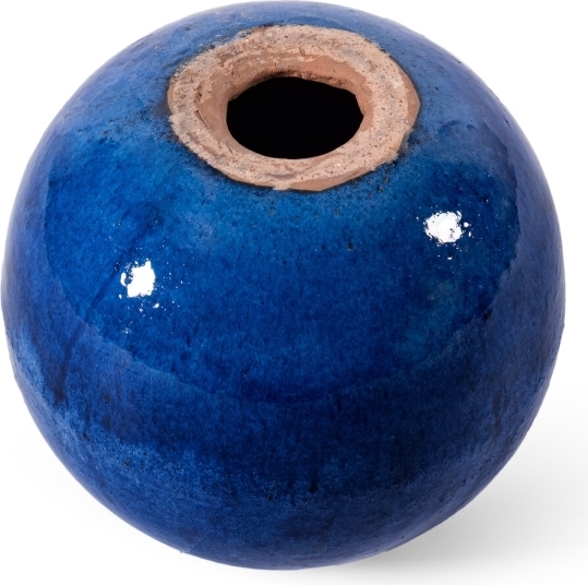 Teramico Gartenkugeln Rosenkugeln Keramik 4er Set Royal Blau glasiert