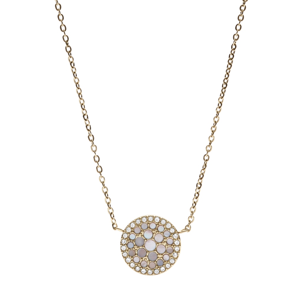 Fossil Sadie Orecchini Donna In Ottone Color Oro Con Cristalli - Collezione Gioielli - 2