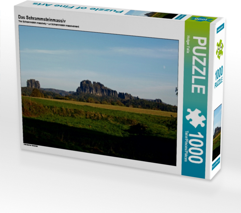 Calvendo Das Schrammsteinmassiv 1000 Teile Puzzle quer 640x480mm, Felix Holger; 7295320