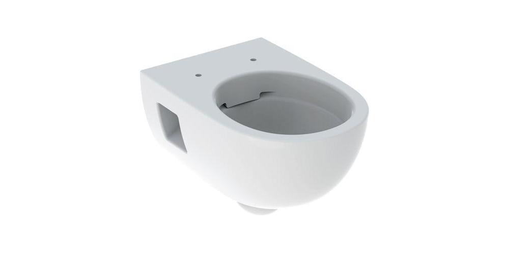 Geberit Tiefspl-WC Renova splrandlos, wandhngend, 4,5/6 l Wandmontage splrandlos Rimfree wei wei 203070000