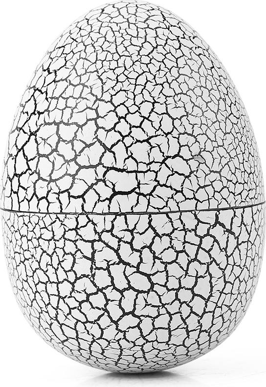 Gistuch Kinder elektronisches Spielzeug Crack Eggshell Virtual Digital Pet Handheld Game Machine (weiß)