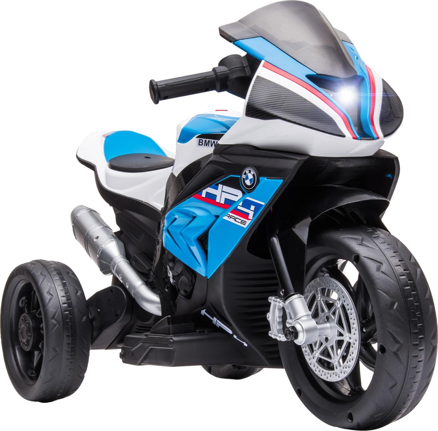 Kinder Elektro-Motorrad Kindermotorrad 6V Elektrofahrzeug Elektro-Dreirad Kinderfahrzeug Mit 3 Musikmodi 2,5Km/H Elektromotorrad Ab 18 Monaten