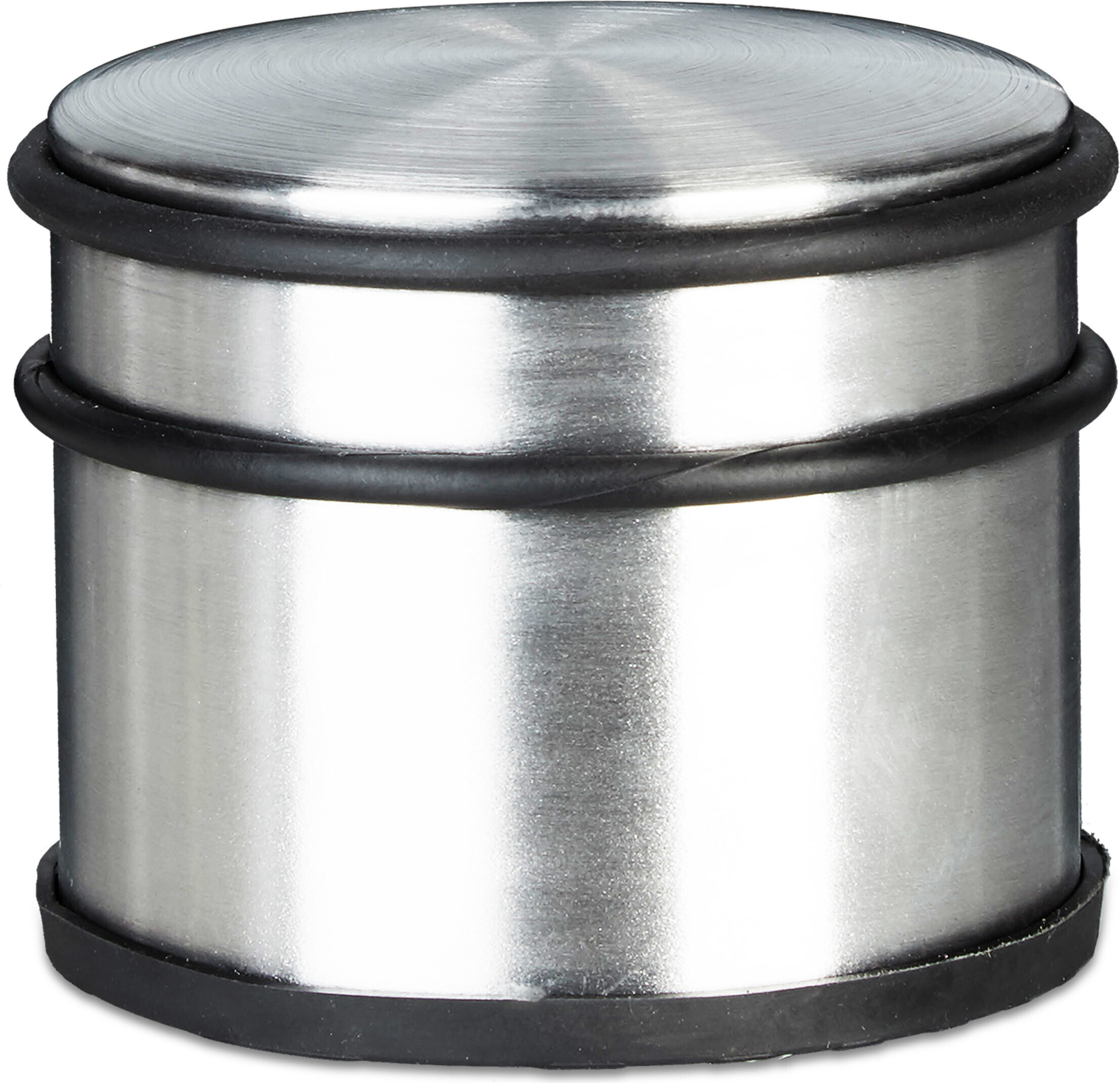 Butoir Porte Relaxdays - Acier Inoxydable Bronze - 4x10cm 1.1kg - Antidérapant Caoutchouc - Protection Meubles