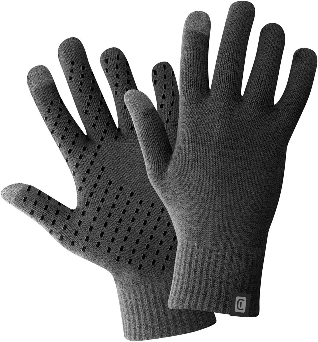 Cellularline Handschuhe Touch Winter Univ. Size S/M Black TOUCHGLOVEWINTERMK
