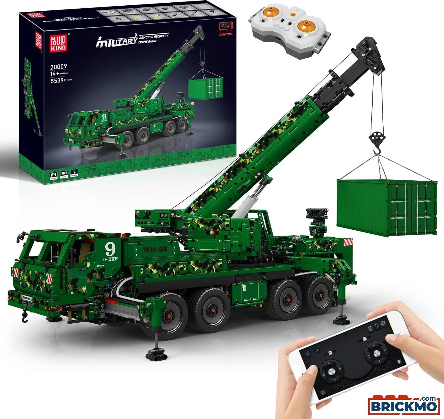Mould King Remote Controlled Crane G-E1 20009