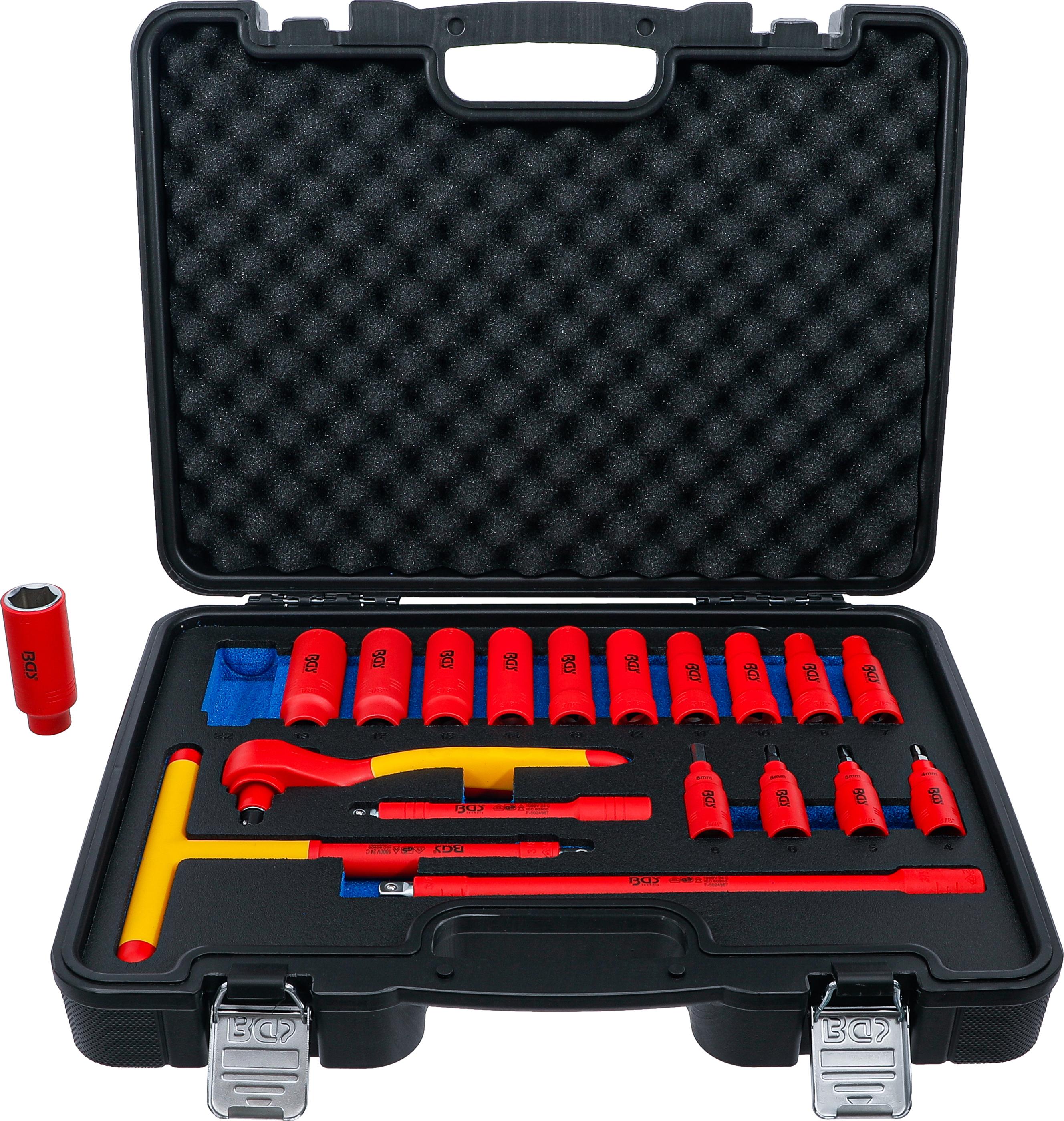 BGS technic VDE Socket and Bit Socket Set, 4423 mm, 4,42 kg 7137