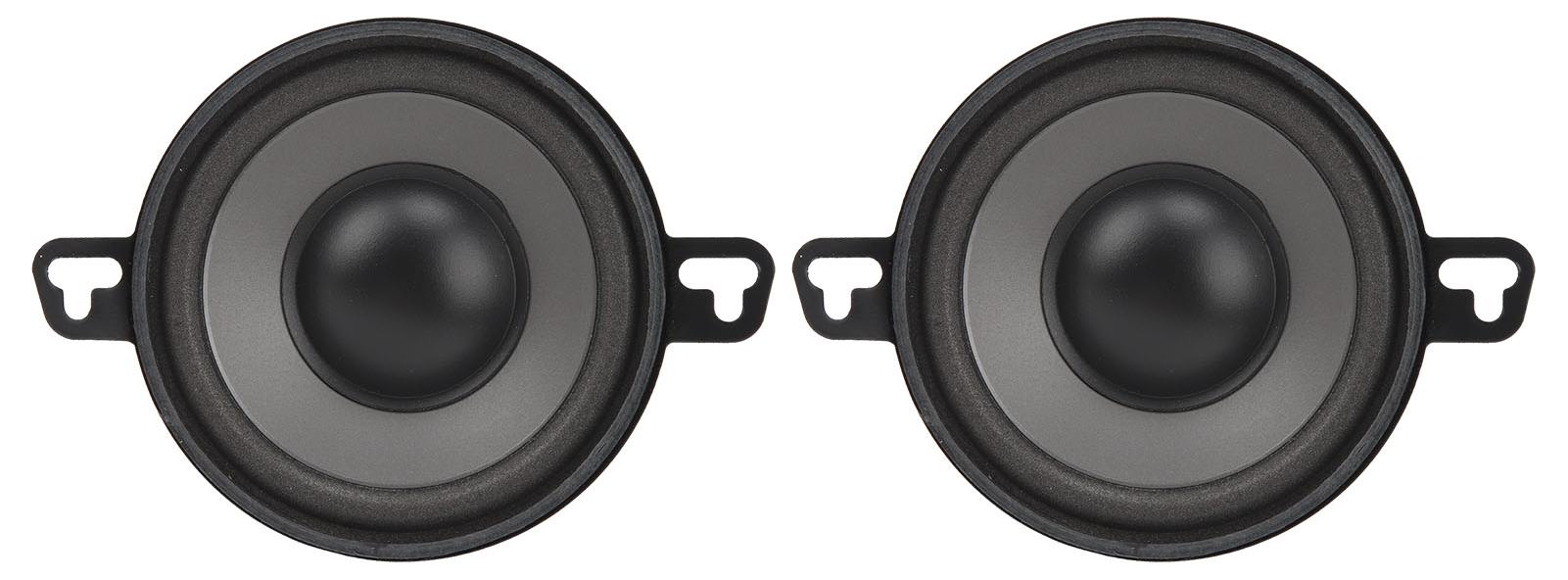 TWO TREES 2 Stück 3,5-Zoll-Audiosysteme, hochdichte, ultralaute Klang-Autotür-Rundlautsprecher
