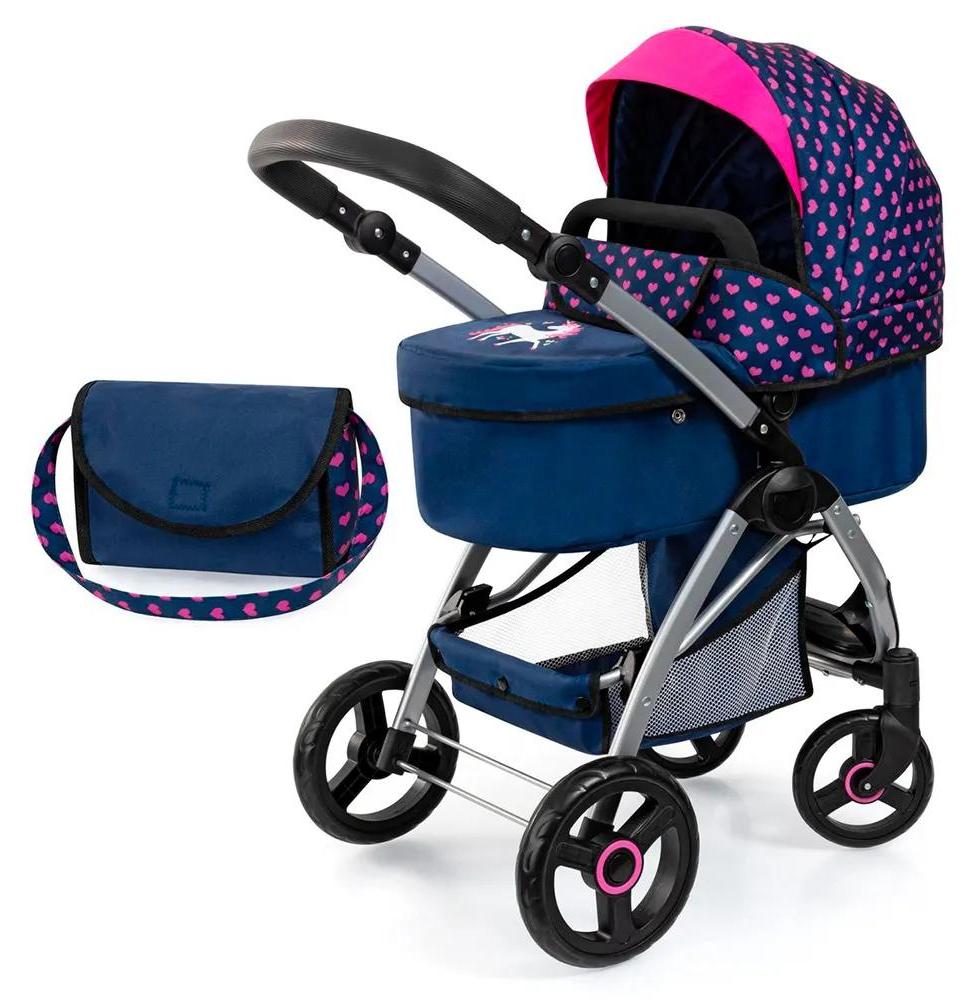 Poussette Pliante Pour Poupée – Bayer Design, Nacelle Avec Capote, Jusqu'à 46 Cm