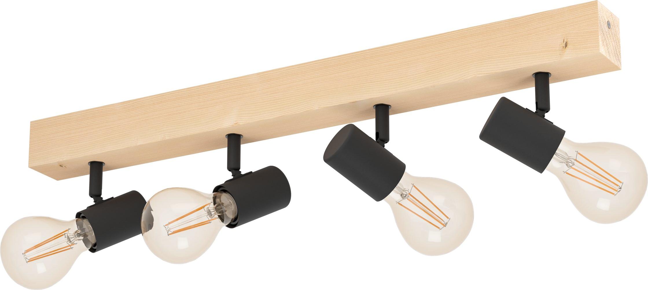 EGLO TOWNSHEND 3 Spot - L63 x B5 cm - braun, schwarz - 4X60W exkl. - IP20 99481
