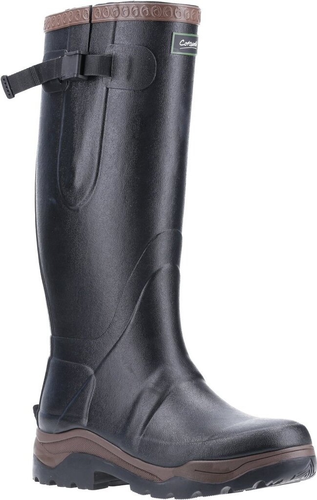 Cotswold - Pánske/dámske gumové čižmy "Compass", gumové FS8625 (43 EU) (Black)