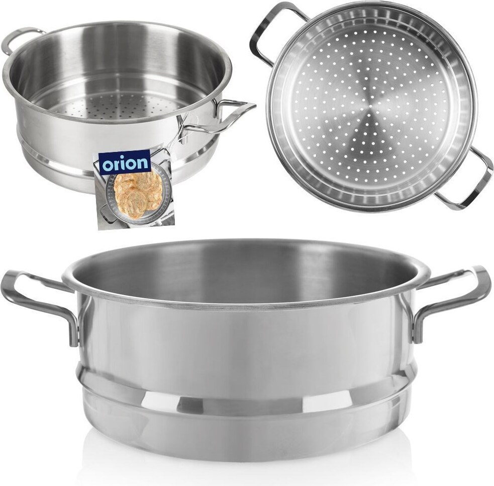 Orion | Dünsteinsatz - Dämpfeinsatz - Dampfgarer - Einsatz aus Edelstahl - 26 cm - ANETT - 5,5 L