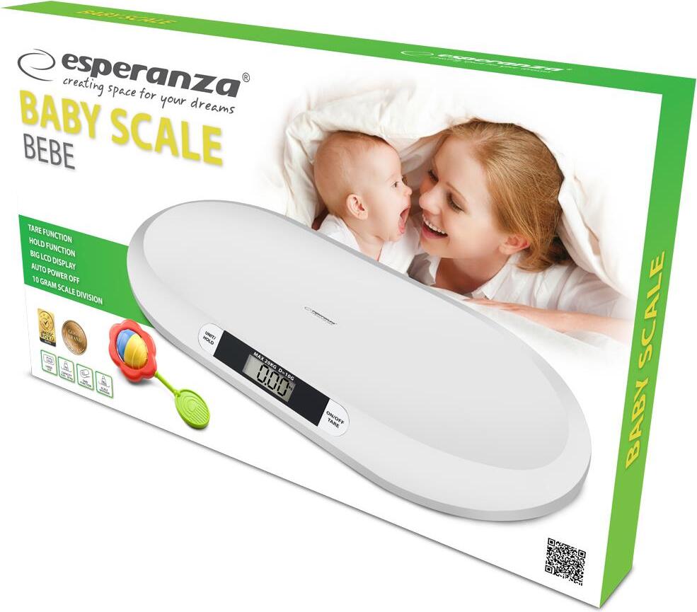Esperanza EBS019, 20 kg, Automatische Abschaltung, Weiß
