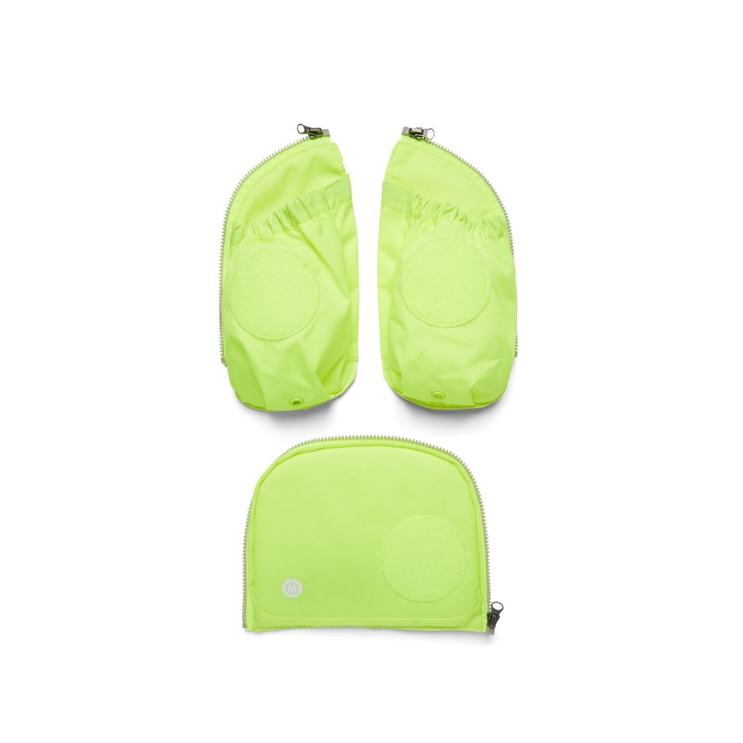 ergobag Fluo LED Seitentaschen Zip-Set G ergobag Fluo LED Seitentaschen Zip-Set Gelb ERG-STL-001-103