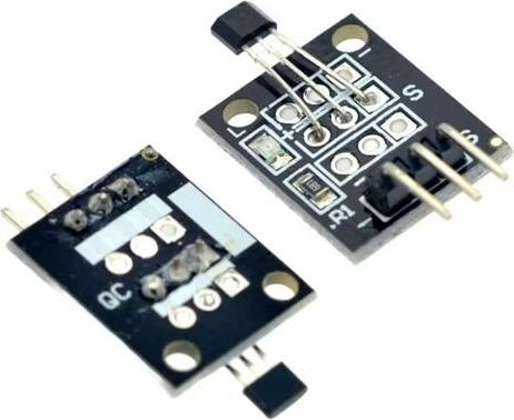 BerryBase Hall Magnetic Sensor Module, KY-003, digitaler Ausgang, Hall-Effekt, Arduino, 3.3-5V BB-MAG-HALL