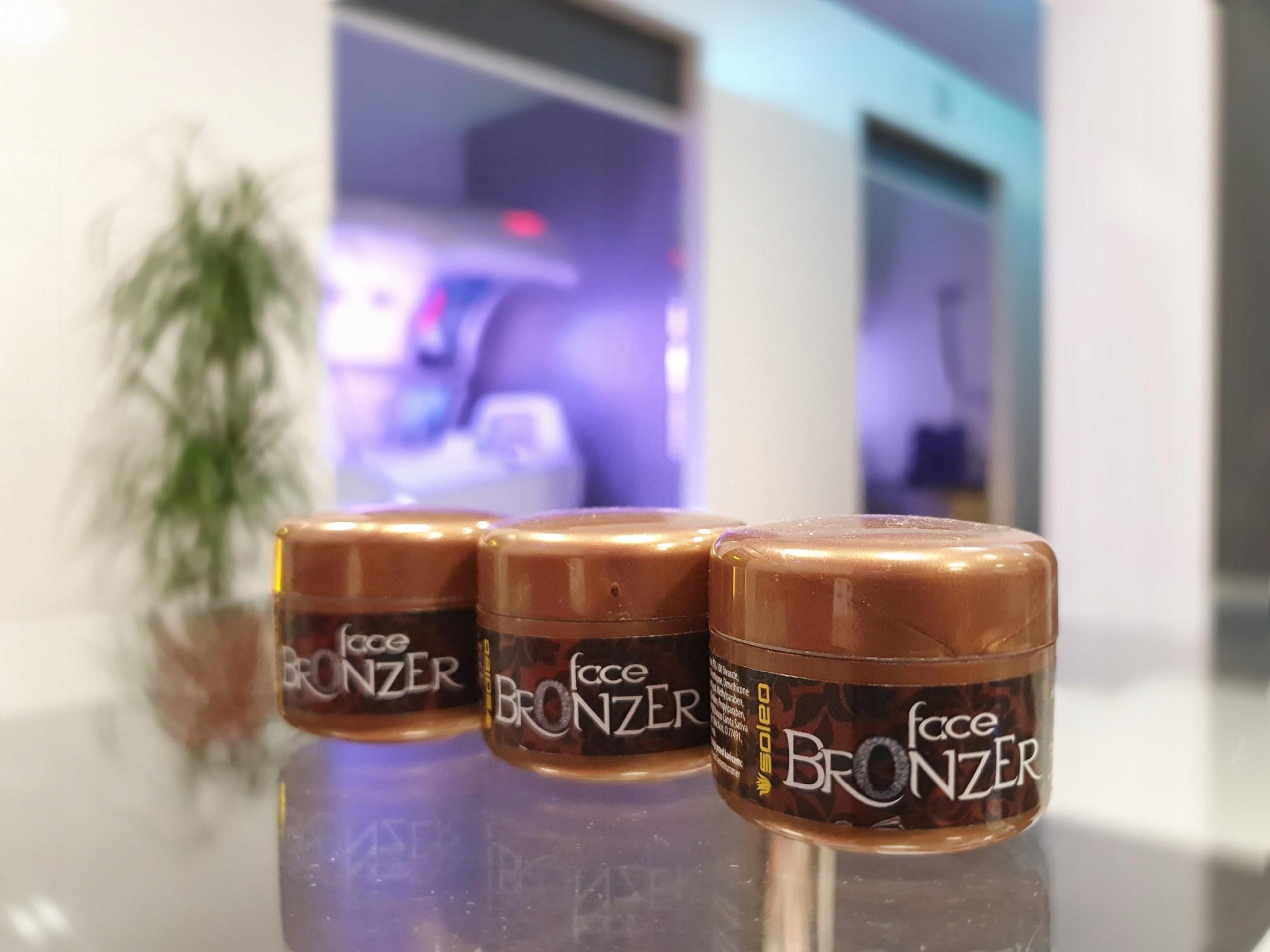 Soleo Face Bronzer Sonnenschutzglas x10