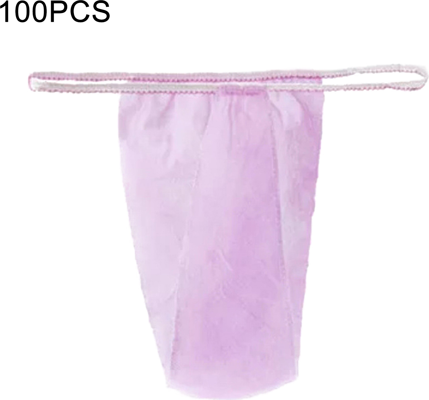 Stuttg 100pcs/festgelegte Einweghöfen Bund Tanga bequeme Frauen hygienisch t Thong Unterwäsche für Spa-Rosa 2665068@Stuttg