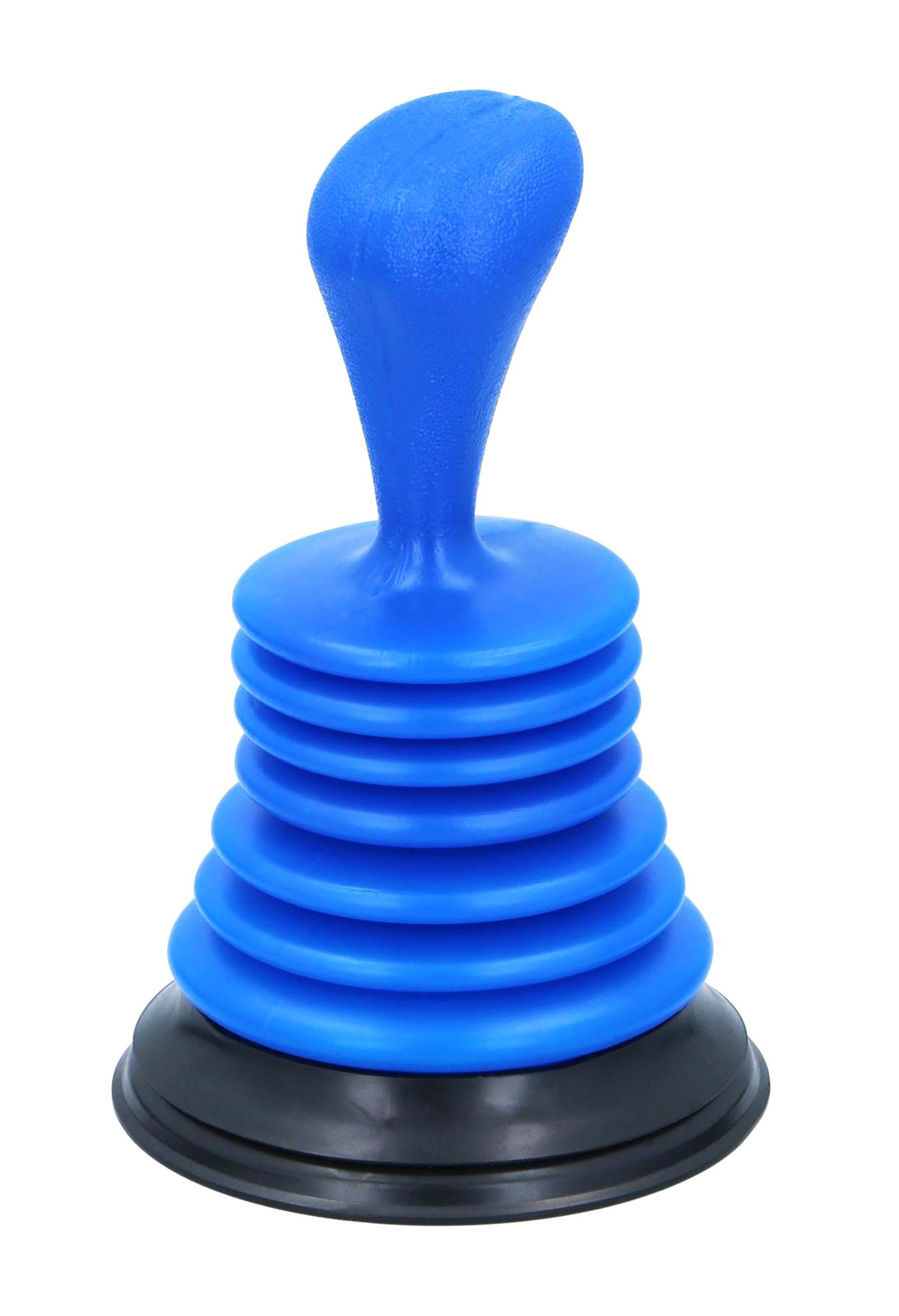 KINZO MINI-SAUGGLOCKE für Spülbecken Abflussreiniger Abfluss Pömpel Abflusspumpe Pümpel 19 (Blau)