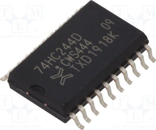 TNE 3x Kanäle: 8 ,Leitungstreiber IN: 10 SMD 74HC244D.653 , Sender, Treiber _1GH_74HC244D.653