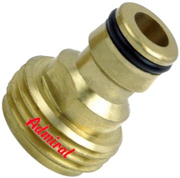 Sonstige Wasserkupplung Messing-Steckkupplung - PN10 Vaterkupplung - Außengewinde 13 mm / 1/2" 5027-13