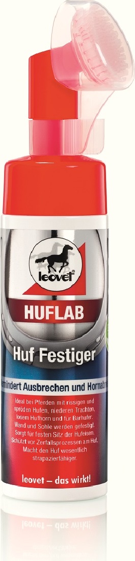 leovet HUFLAB Huf Festiger 200ml für rissige und spröde Hufe vermindert Hornabrieb NEW-14706