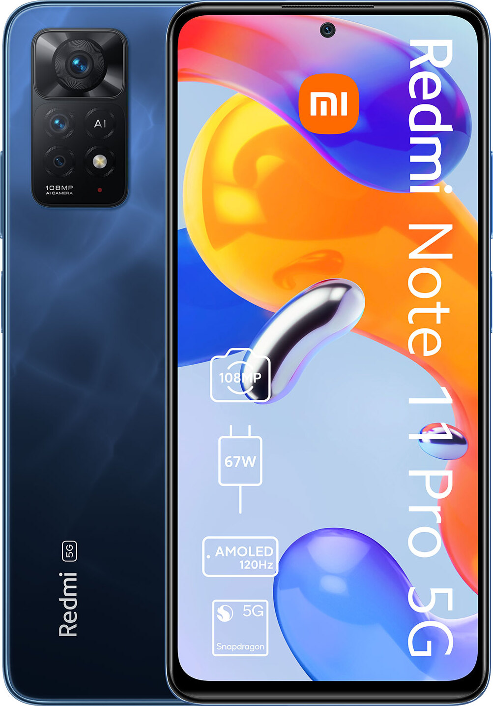 Redmi Note 11 Pro 5G 128GB アトランティックブルー Xiaomi Redmi Note 11 Pro 5G 6GB/128GB Blau (Atlantic Blue)
