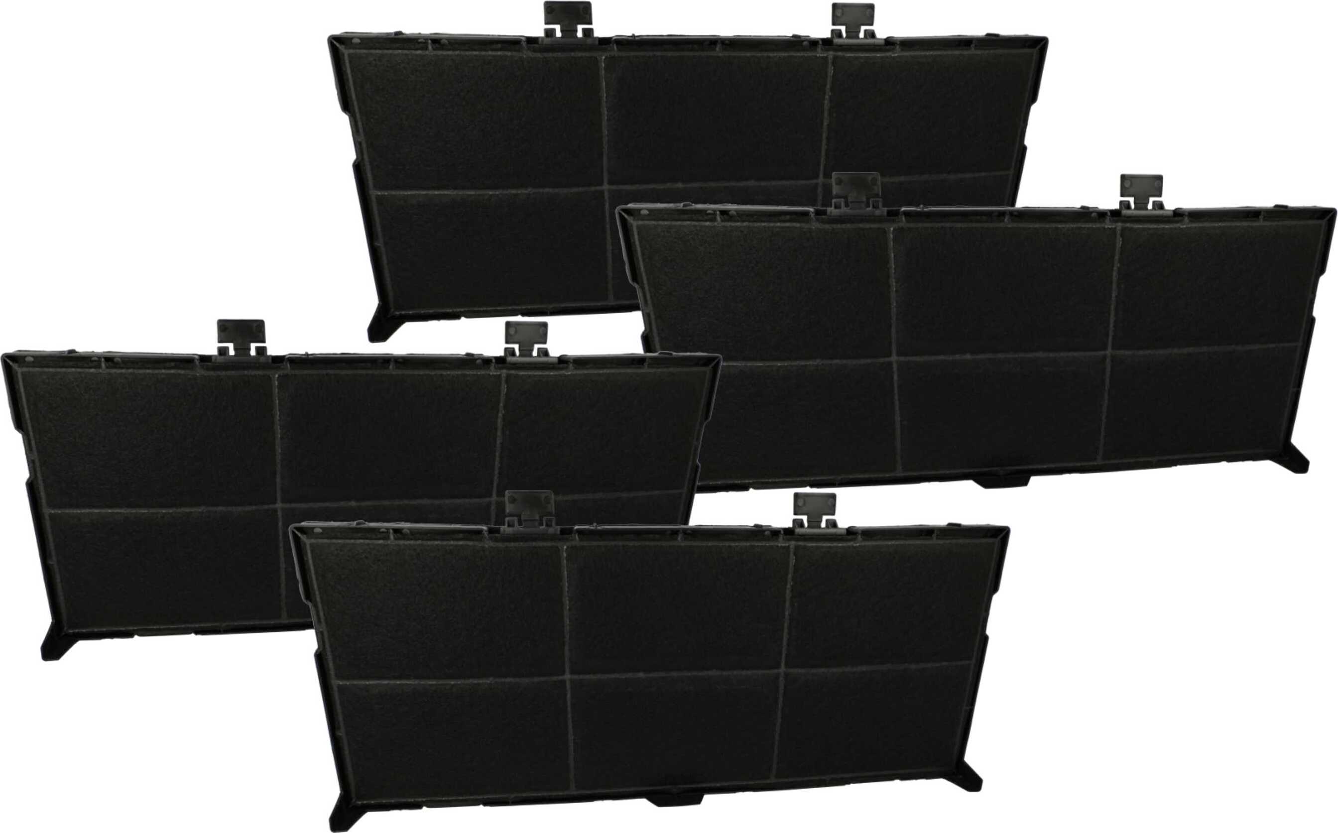 vhbw 4x Aktivkohlefilter kompatibel mit Bosch DFR067A51/02, DFR067A51/01, DFR067A5003, DFR067A5001, DFR067A52, DFR067A51/03 Dunstabzugshaube 182355091-1