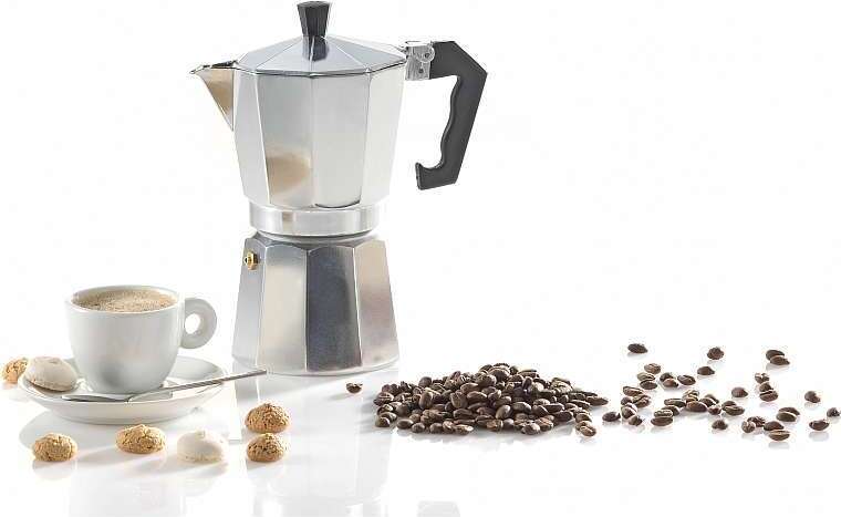 Machine à Café Expresso électrique 220V – 300 Ml, Acier Inox, Rotation 360°, Arrêt Automatique, Démontable