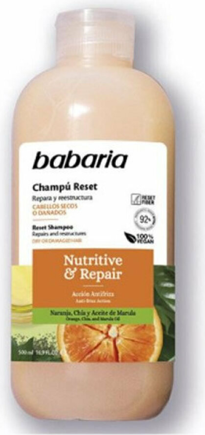 Babaria Reset Nutritive & Repair Shampoo 500ml