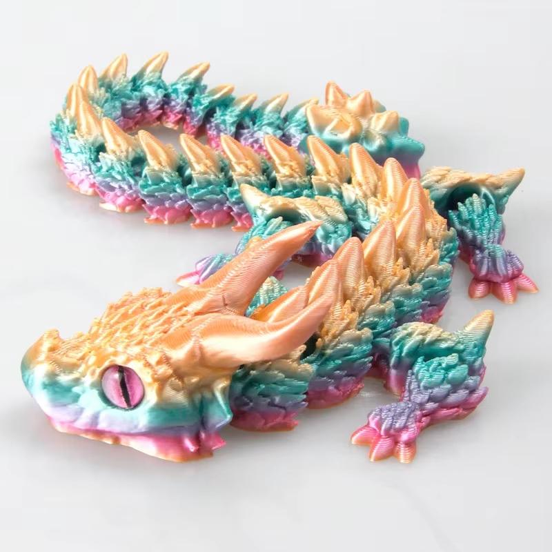 Minicee 3D Wyvern Drache – Bewegliche Drachenfigur mit Flügeln