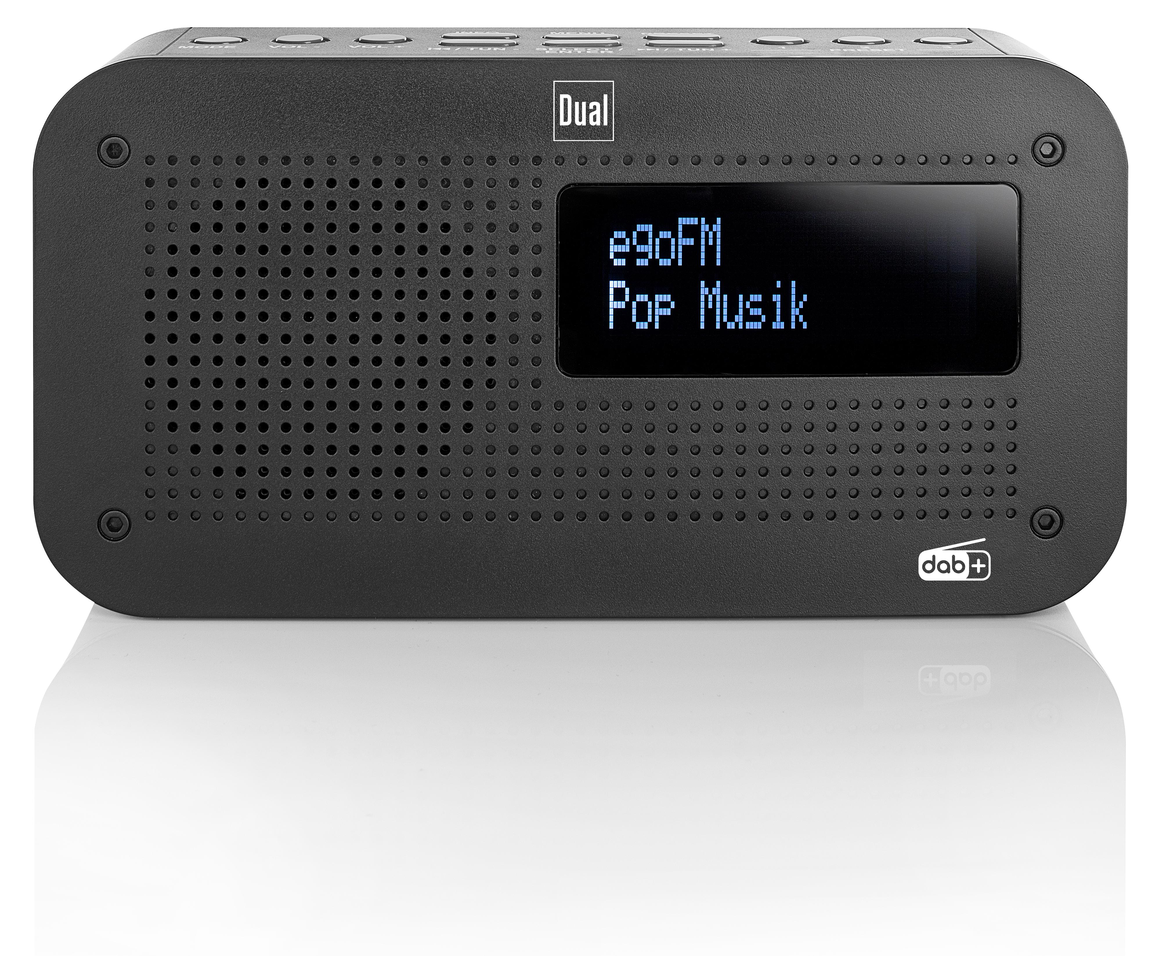 Dual DAB 71 portables DAB+ und UKW-Radio mit Festspeichertasten